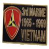 3rd Marine Division Vietnam LAPEL PIN OR HAT PIN - Size 1 1/8" - VETERAN OWNED BUSINESS view 1