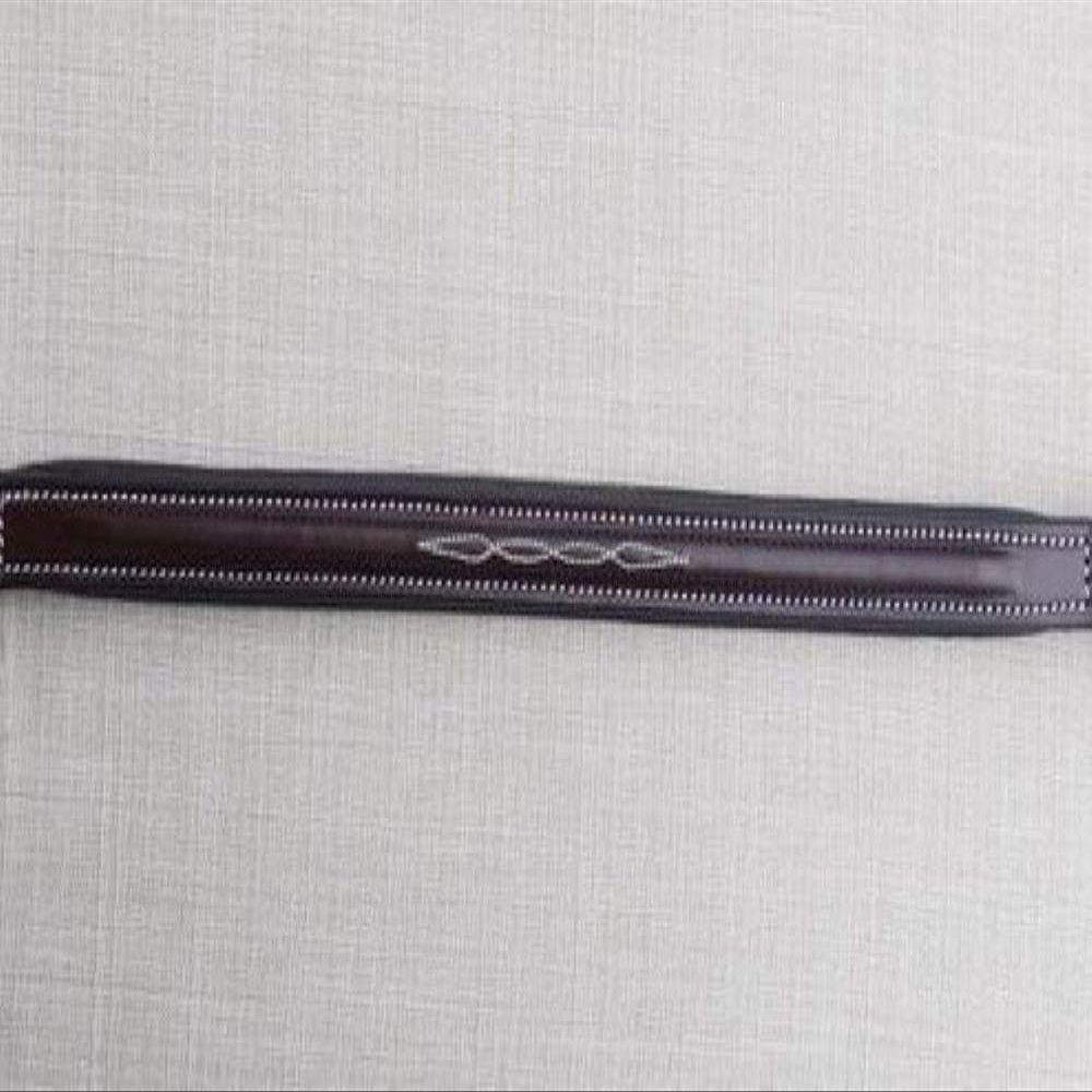 KL Select Round Raised Fancy BROWBAND Brown COB Size