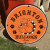 Brighton Michigan Signs/Brighton Bulldogs Alumni/Michigan Souvenirs/Outdoor Signs/Michigan Schools/Bulldog Signs/Michigan Gifts view 1