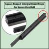 GOTICAL Extra Long 24 Slots 10.5"/ 260mm Dovetail Rail to 21mm Picatinny Weaver Rail Mount Dovetail to Picatinny Weaver Rail Adapter for Scope Mount Base Hunting  Black view 4