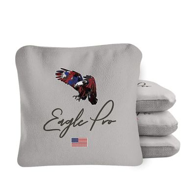 ACA Synergy Pro Professional Cornhole Bags Dual Sided Regulation 6x6 Set of 4 Gray Camo Eagle