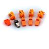American Whistle Corporation Personal Safety Whistles with Lanyards- Emergency Whistles Family 4 Pack - 3 Durable Orange Whistles 1 Metal Brass Whistle with 4 Lanyards view 1