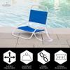 Cascade Mountain Tech Low Profile Beach Chair, One Size, Blue view 4