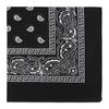 RIAH FASHION Fabric Face Cover Multi-Purpose Cotton Unisex Bandana - Mouth Shield Scarf Handkerchief, Headwear Balaclava Wrap (1, Black) view 3