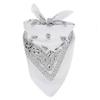 RIAH FASHION Fabric Face Cover Multi-Purpose Cotton Unisex Bandana - Mouth Shield Scarf Handkerchief, Headwear Balaclava Wrap (1, White) view 1