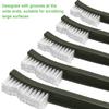 Boao 20 Packs Double-Ended Gun Cleaning Brushes 7 Inch Nylon All Purpose Cleaning Brush with Plastic Handle (White) view 3