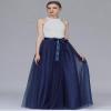 EllieHouse A Line Long Full Bridesmaid Tulle Skirt for Wedding Evening Party P68 Navy Blue M view 2