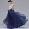 EllieHouse A Line Long Full Bridesmaid Tulle Skirt for Wedding Evening Party P68 Navy Blue M view 4
