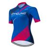 Cycling Jersey Women Bicycle Shirt Breathable Quick-Dry Reflective 3-Pockets S-3XL