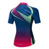 Cycling Jersey Women Bicycle Shirt Breathable Quick-Dry Reflective 3-Pockets S-3XL view 3