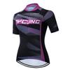 Cycling Jersey Women Bicycle Shirt Breathable Quick-Dry Reflective 3-Pockets S-3XL