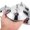 OwnMy 4 PCS Billiard/Pool Table Leg Levelers, Leveling Risers for Football/Soccer Table, Ping Pong Table, Air Hockey Table, 5 Inch Metal Game Table Leg Levelers Heavy Duty Leveling Feets view 4