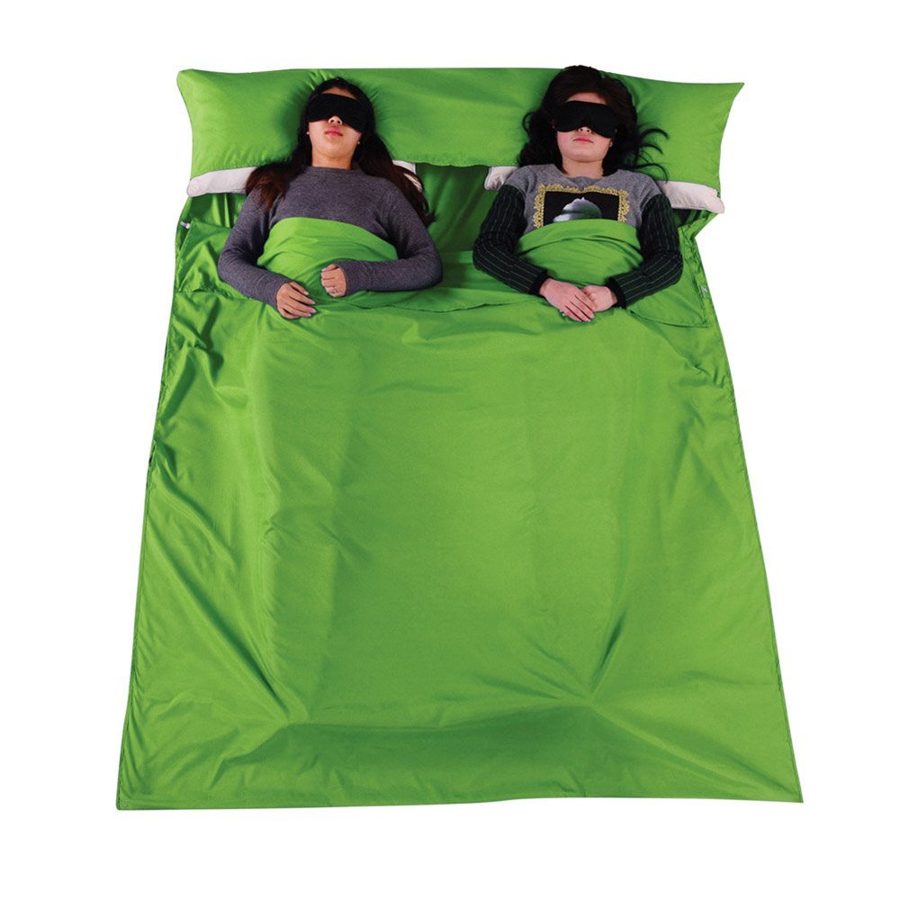 VALINK Portable Lightweight Sleeping Bag, Healthy Envelope Sleeping Bag, 1-2 Person Camping Sleeping Bags, Compact Sleep Bag for Outdoor Camping Hiking Backpacking Traveling for Adult Women Men