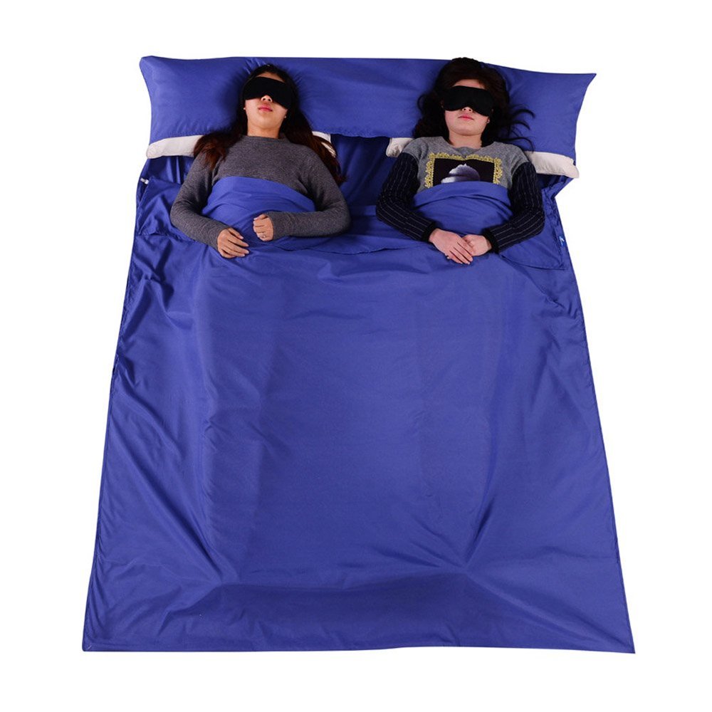 VALINK Portable Lightweight Sleeping Bag, Healthy Envelope Sleeping Bag, 1-2 Person Camping Sleeping Bags, Compact Sleep Bag for Outdoor Camping Hiking Backpacking Traveling for Adult Women Men