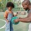 K KENON Personalized Blue Basketball for Daughter from Dad - Engraved Gift, Perfect Grip, Premium Quality, Ideal Pressure, 1 Year Guaranty view 4