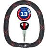 ABUS 88693 Chain Lock, Black, 140 cm view 1