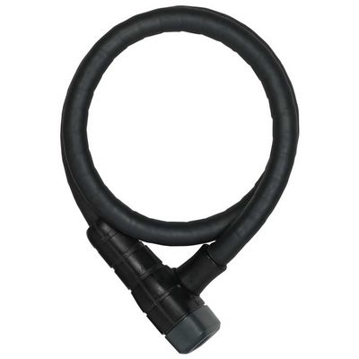 ABUS Armoured Cable Lock Steel-O-Flex Microflex 6615K - with SCLL Holder - Cable Lock Made of Steel Cable with Armour Made of Steel Sleeves - Security Level 5