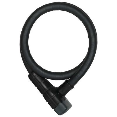 Abus Unisex Adult's 6615K/85/15 BK SCLL Steel-O-Flex, 0, 85 cm