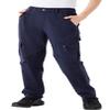 Rdruko Women's Hiking Pants Water Resistant Lightweight Quick Dry Travel Work Cargo Pants with 5 Zipper Pockets Navy XX-Large view 1