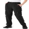Rdruko Women's Hiking Cargo Pants Lightweight Water-Resistant Quick Dry UPF 50+ Travel Work Pants Zipper Pockets Black Large view 1
