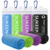 Sukeen 4 Pack Cooling Towels (40"x12"), Cooling Neck Wraps, Ice Towel, Soft Breathable Chilly Towel,Microfiber Towel for Yoga,Sport,Running,Gym,Workout,Camping,Fitness,Workout & More Activities view 1