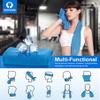 Sukeen 4 Pack Cooling Towels (40"x12"), Cooling Neck Wraps, Ice Towel, Soft Breathable Chilly Towel,Microfiber Towel for Yoga,Sport,Running,Gym,Workout,Camping,Fitness,Workout & More Activities view 4