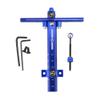 AMEYXGS Archery Recurve Bow Sight Accessories T Shape Archery Shooting Target Sight Adjustable Bowsight with 0.059" Optical Fiber Single Pin Bow Sight for Target Practice (Blue) view 2