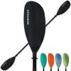WONITAGO Kayak Paddles with Alloy Shaft and PP Blade, Floating Kayaking Oars, Adjustable 230-250 cm/90-98 Inches, Black view 1