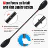 WONITAGO Kayak Paddles with Alloy Shaft and PP Blade, Floating Kayaking Oars, Adjustable 230-250 cm/90-98 Inches, Black view 4