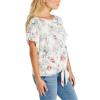 Buffalo Ladies' Tie Front Top, White, X-Large view 1