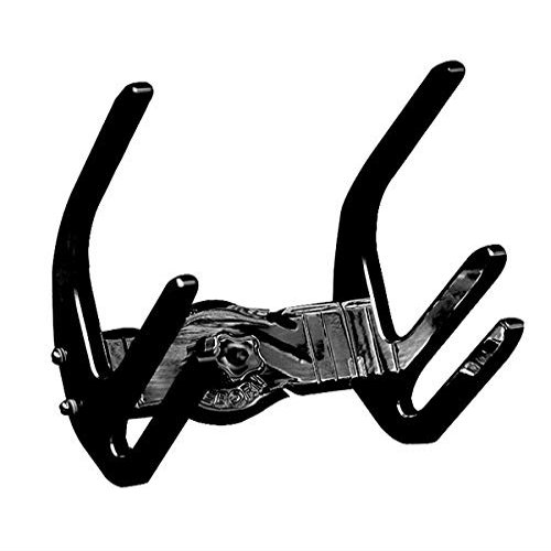 Reborn Pro+ Wakeboard Tower Racks, Quick Release Easily Removes Holder from Tower, 6061 Aluminum Tines, Rubber Bumper Inserts (Kneeboard/Wakeboard - Black)