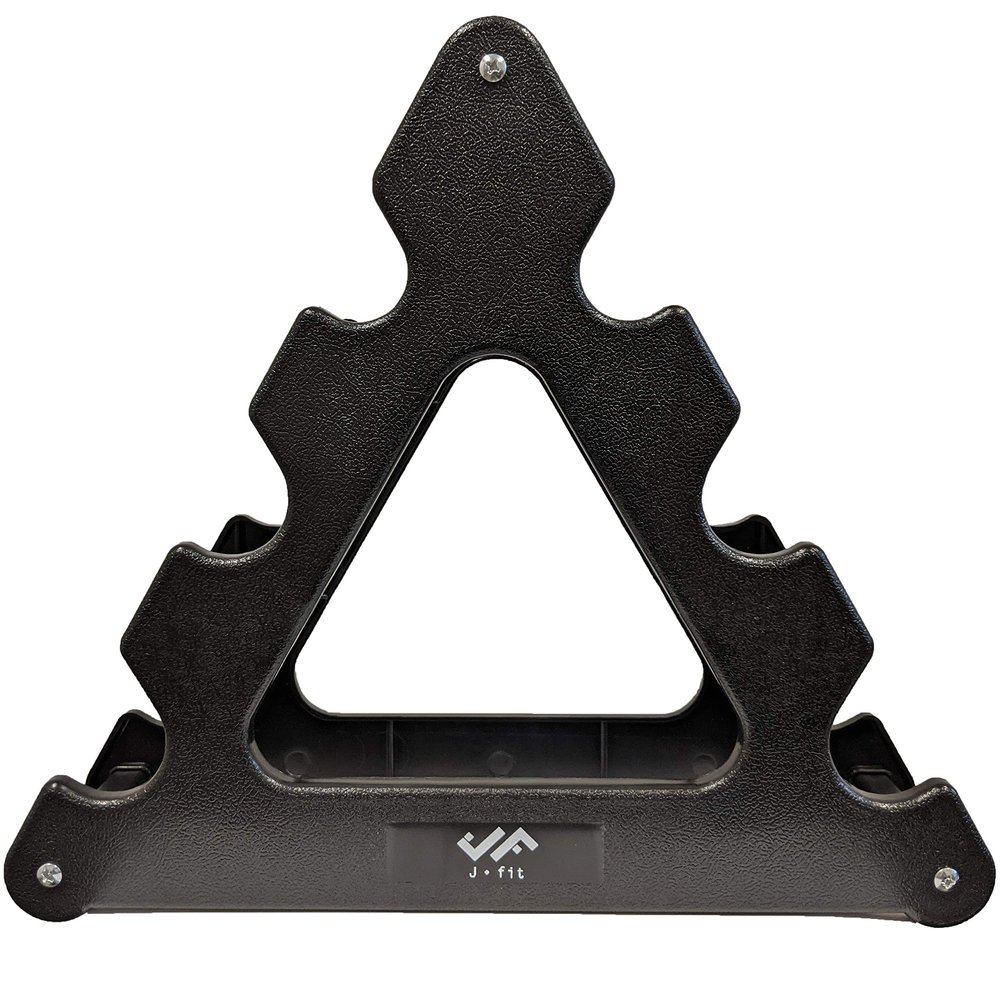 JFIT Dumbbell Tree Rack, Black - Holds up to 40 lbs of Dumbbells (NO WEIGHTS INCLUDED)