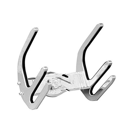 Reborn Pro+ Wakeboard Tower Racks, Quick Release Easily Removes Holder from Tower, 6061 Aluminum Tines, Rubber Bumper Inserts (Kneeboard/Wakeboard - Polished)