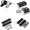 Gotical- 4 Products Combo KeyMod 45 Degree Offset Picatinny Rail Mount with KeyMod Modular, 7 Slots Key mod Rail and 5 Slots Aluminum Key mod Rail (Pack of 4) view 2