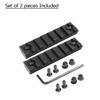 Gotical- 4 Products Combo KeyMod 45 Degree Offset Picatinny Rail Mount with KeyMod Modular, 7 Slots Key mod Rail and 5 Slots Aluminum Key mod Rail (Pack of 4) view 4
