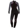BARE 7MM Women's Nixie Ultra Full Wetsuit | Great for Scuba Diving | Comfortable Full Stretch Neoprene | Long Sleeve | Unique Omnired Material Woven into Fabric for Added Warmth | Black 06+ view 3