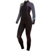 BARE 5MM Women's Nixie Ultra Full Wetsuit | Great for Scuba Diving | Comfortable Full Stretch Neoprene | Long Sleeve | Unique Omnired Material Woven into Fabric for Added Warmth | Black 12+ view 2