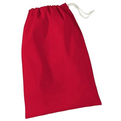 Westford Mill Cotton Stuff Bag (XXS) (Classic Red)