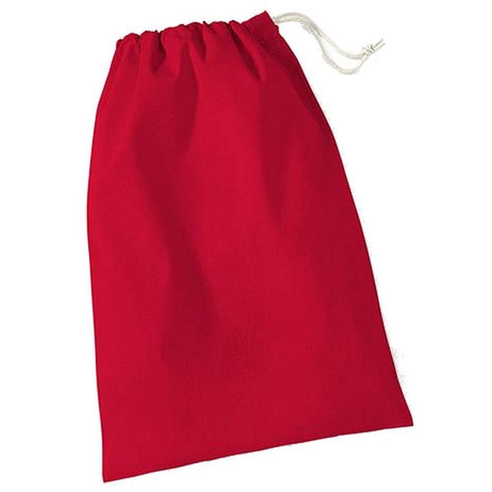 Westford Mill Cotton Stuff Bag (XXS) (Classic Red)