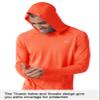 Willit Men's Sun Shirts UPF 50+ Rash Guard Long Sleeve Sun Protection Hoodie SPF UV Fishing Lightweight Athletic Running Tangerine L view 2