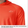 Willit Men's Sun Shirts UPF 50+ Rash Guard Long Sleeve Sun Protection Hoodie SPF UV Fishing Lightweight Athletic Running Tangerine L view 3