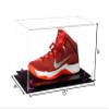 Better Display Cases Versatile Clear Acrylic Display Case - Medium Rectangle Box with Purple Risers and Black Base 15" x 8" x 9" (V11) view 2
