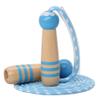 Jump Rope Kids, 7ft Adjustable Cotton Skipping Rope with Wooden Handle for Boys and Girls Fitness Outdoor Exercise(Blue) view 1