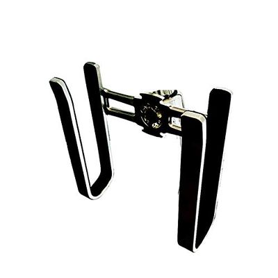 Cradle Wakesurf Tower Rack, Compact Vertical Holder Secures Surfboards Flat Against The Tower, 3.5" Opening, PVC Insert Protects Boards from Dings and Slipping (Wakesurf Rack - Black)