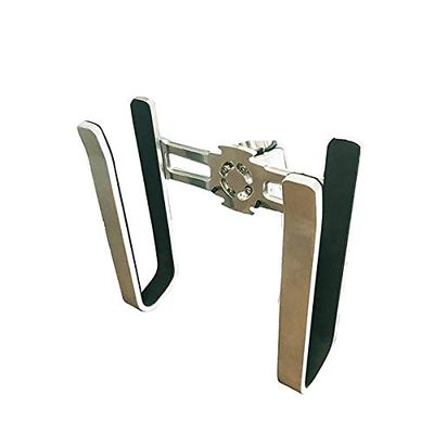 Cradle Wakesurf Tower Rack, Compact Vertical Holder Secures Surfboards Flat Against The Tower, 3.5" Opening, PVC Insert Protects Boards From Dings and Slipping (Wakesurf Rack - Polished)