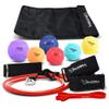 Valorem Sports Plyo Weighted Balls Baseball Set - Bonus J-Bands, Loop Bands & Carry Bag - Set of 6 (3.5 to 32 oz) - Soft Shell, Weighted Balls for Pitching, Hitting & Batting Training view 1