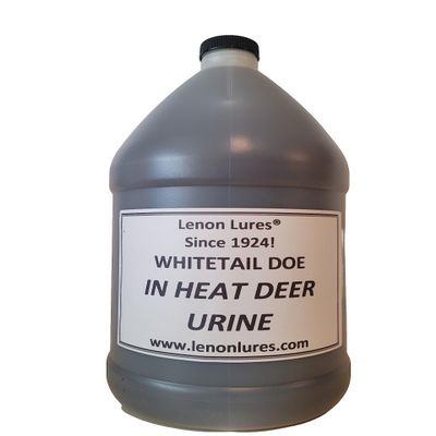 Lenon Lures Whitetail Doe in Heat Urine Trusted by Hunters Everywhere Since 1924 (Gallon)