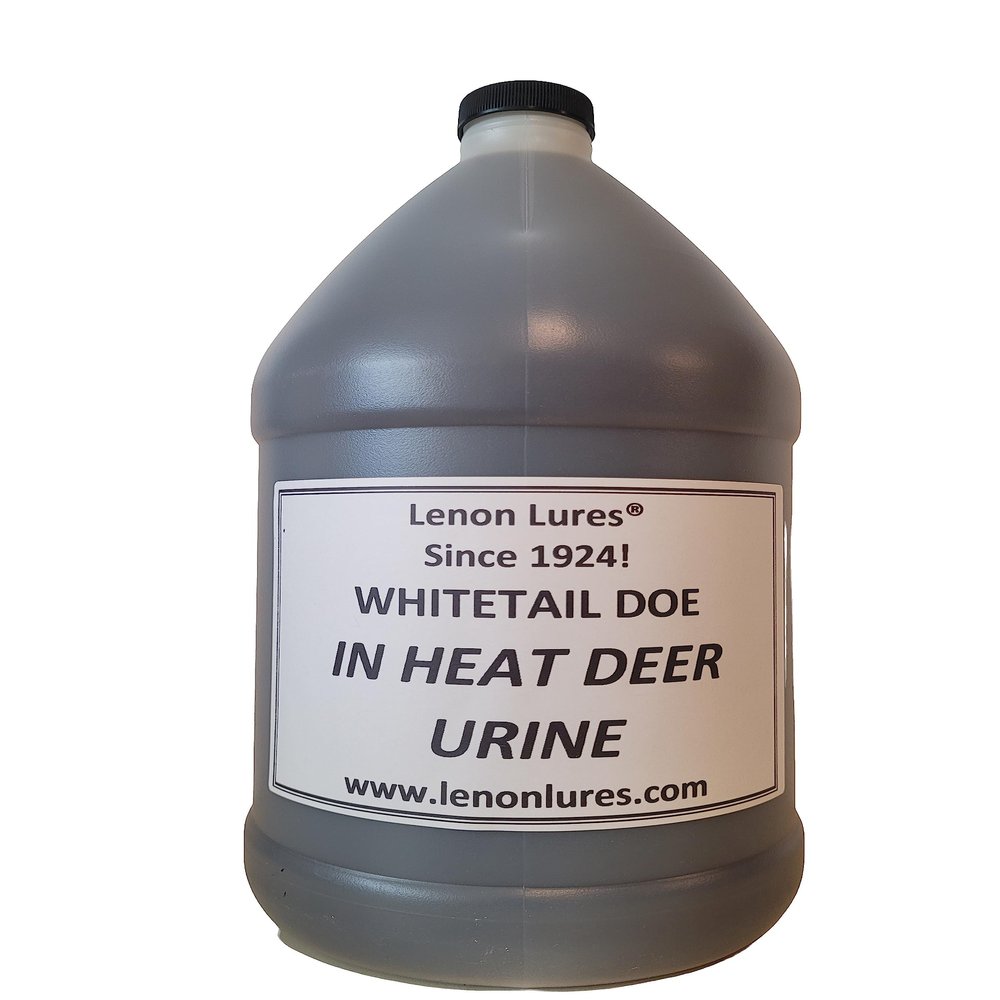 Lenon Lures Whitetail Doe in Heat Urine Trusted by Hunters Everywhere Since 1924 (Gallon)