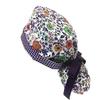 Ponytail Scrub Cap Purple Blossom Scrub Hat Scrub Caps for Women view 1