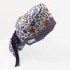 Ponytail Scrub Cap Purple Blossom Scrub Hat Scrub Caps for Women view 4